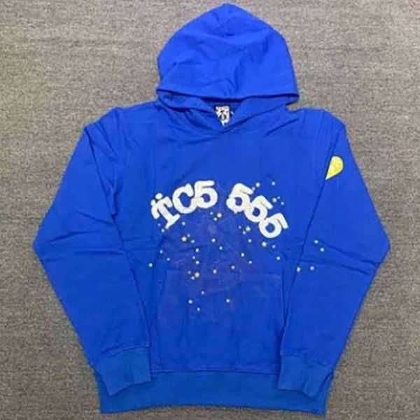 

spider hoodies designer mens pullover red sp5der young thug 555555 angel hoodies 100% cotton men womens hoodie embroidered spider web sweats, Black