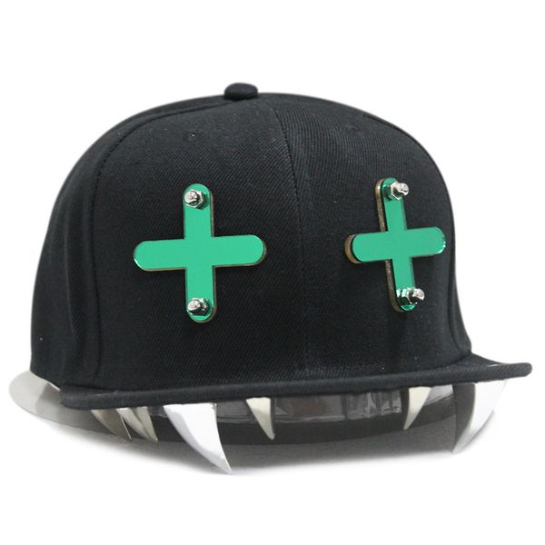 

ball caps gbcnyier dj music madman hat hiphop hipster flat brim cap fashion hip hop sport hyperbole visor cool nightclub 230628, Blue;gray