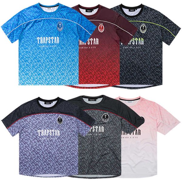 

trapstar t shirts mens football jersey designer tees women summer casual loose quick drying luxury t-shirts short sleeve street fashion nd6, White;black