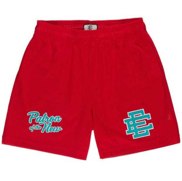 

luxury fashion men's ee shorts basic eric emanuel new york city skyline brand men women running sports quarters casual quick pants loos, White;black