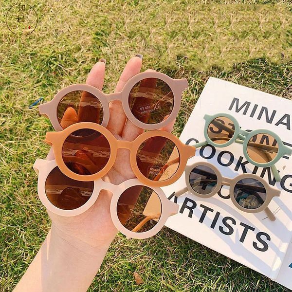 

sunglasses kids baby fashion children round frame sun glasses summer boy girls eyeglasses cute shades eyewear outdoor look 230628, Blue