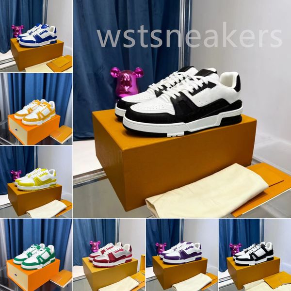 

2023 new trainer sneakers men shoes vintage platform denim pattern rubber canvas leather sneakers maximum casual shoes women denim shoes, Black