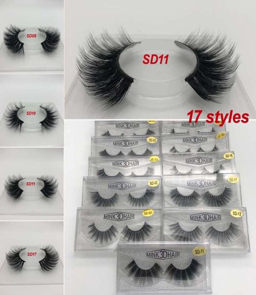 

3d mink false eyelash 100 real siberian full strip fake eyelash long individual soft natural thick eyelashes mink lashes extensio7157431