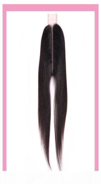 

brazilian virgin hair lace closure 2x6 straight human hair 26 closure middle part 820inch natural color straight closure9914491, Black;brown