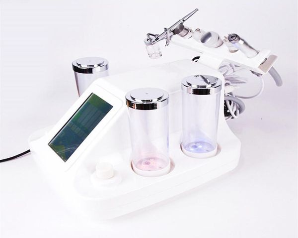 

6in1 vacuum face cleaning machine beauty microdermabrasion oxygen water jet pore cleaner facial massage device skin care tool add 7035075