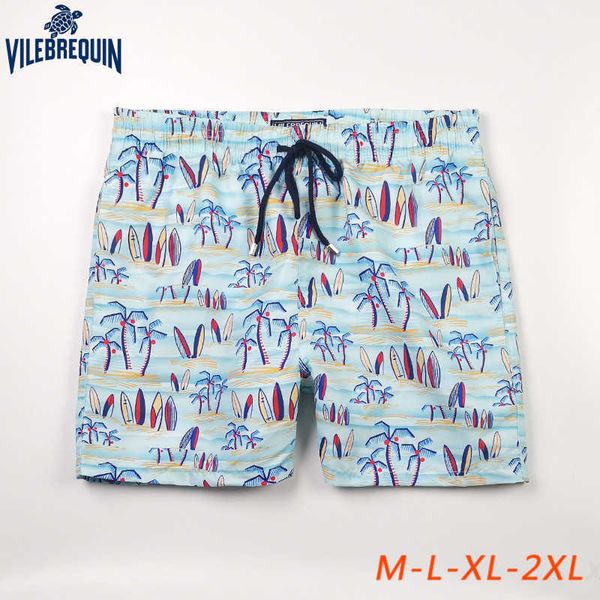 

mens summer swim short vilebrequin bermuda beach clothing turtles casual shorts men fashion style quick drying kq4v, White;black