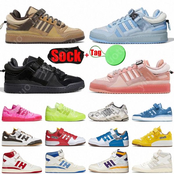 

forum 84 casual shoes bad bunny forums lows high buckle men women blue tint low cream easter egg back to school benito womens tainers