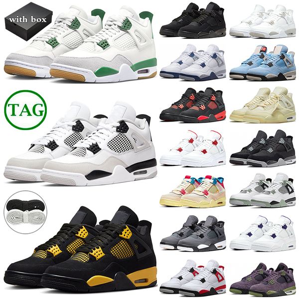 

with box jumpman men basketball shoes military black cat womens sneakers pine green thunder seafoam midnight navy canyon purple sail trainer