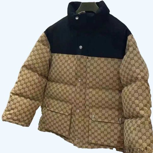

mens womans jacket women down hooded warm parka men puffer jackets letter print clothing outwear windbreaker winter fashion for male couples, Black