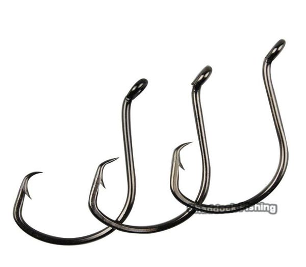 

fishing hooks 150 180pcsbox 7384 2x strong custom offset sport circle hooks sharp black high carbon steel ocs fishing hook2318067