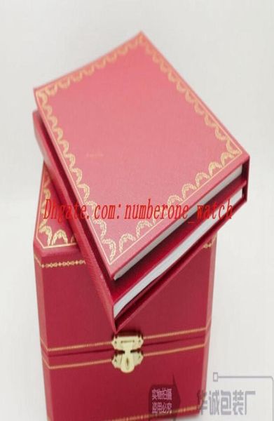 

lowest luxury watch mens watch box original inner outer womans watches boxes men wristwatch red box booklet card8148170, Black;blue