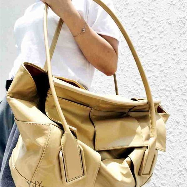 

tote luxury bag bottegas bvs arco56 women's bag large capacity premium 48 genuine leather diagonal straddle bag cowhide handmade bag ne