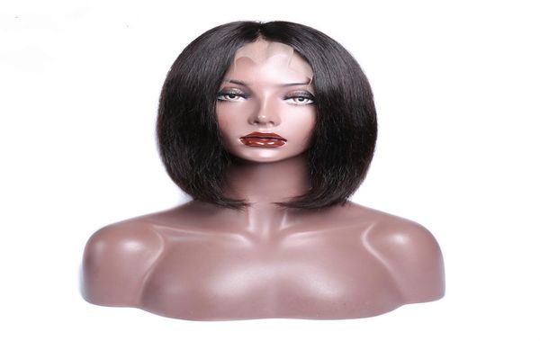 

13x4 glueless bob wig indian straight short lace front human hair wigs for black women pre plucked with baby hair remy hai8912927