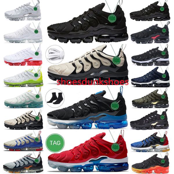 

tn plus trainers vapores casual sports shoes tns mens women triple white black blue royal griffey tennis ball runner berry coquettish purple
