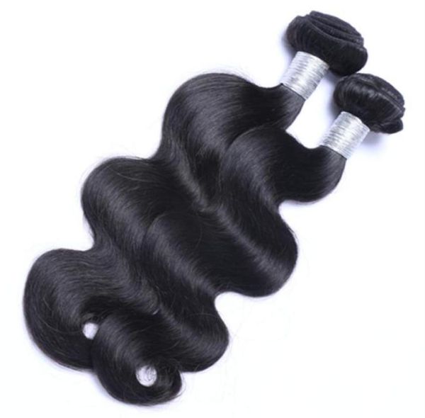 

unprocessed can be dyed malaysian body wave full head hair weaves natural color human virgin remy hair extensions38818939221527, Black