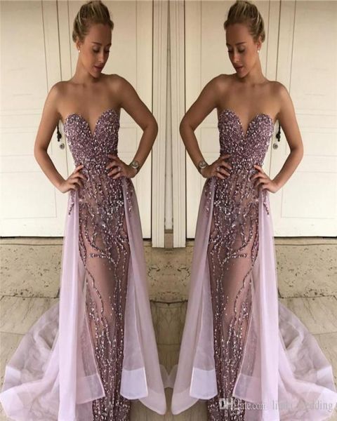 

2019 lalic luxury prom dress sweetheart beads formal holidays wear graduation evening party gown custom made plus size3689739, Black