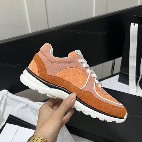 

designer shoes vintage suede tweed casual shoes women sneakers fashion dress shoes heightening platform shoe canvas leather letter trainers, Black