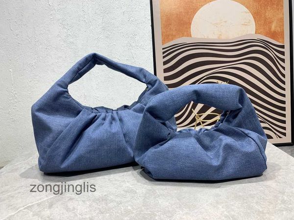 

bags classic ladies cowhide 2023 portable pouch one venetas shoulder women bottegas underarm designer bag women's pleated croissant lea