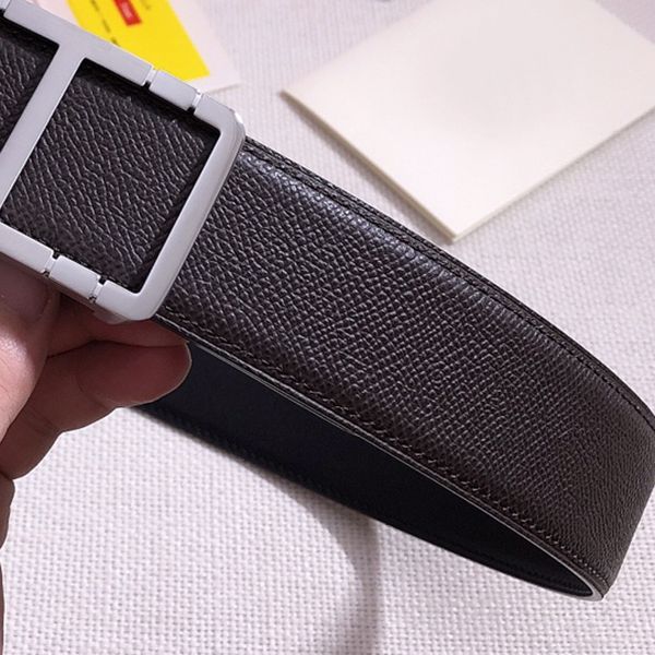 

h belt 38mm man belt designer couple belt designer real calfskin made of titanium steel gold-plated official reproductions 5a highest counte, Black;brown