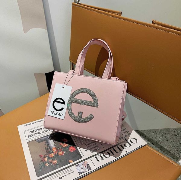 

designer telfars diamond shoulder bags mini tote luxury crossbody women shopping bag handbags fashion pink black purse sale