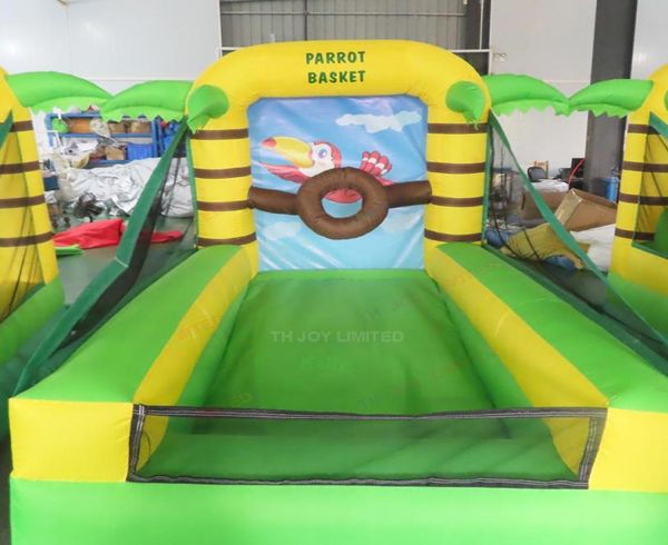 

deliver outdoor activities 4 in 1 inflatable game commercial carnival rental sport games for kids jungle sports toys1490432