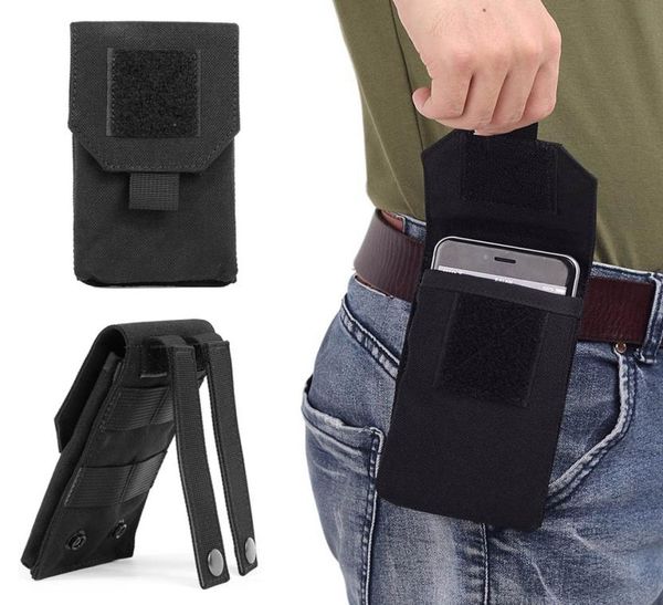 

1000d nylon mobile phone case pouch outdoor tactical molle hip waist belt bag for iphone xsamsunghuawei9207869