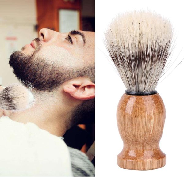 

nylon and badger hair men039s shaving brush barber salon facial beard cleaning shave tool razor brush9743575