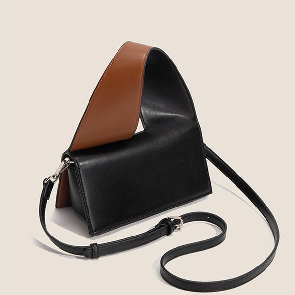 

new arrival 2023 women handbag fashion show organ contrasting colors design shoulder bag crossbody bags bb handbags purse genuine leather go