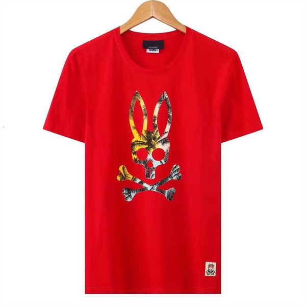 

mens psychos tees designer bunnys t shirt jacket fashion casual brand short sleeved sportswear pullover zwl5, White;black