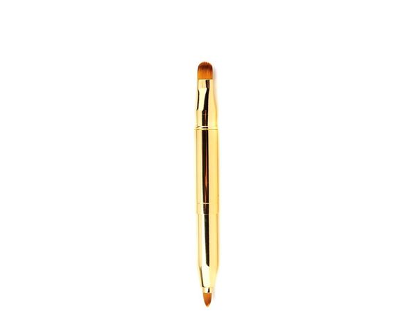 

retractable eye brush professional makeup double heads lip brush eyeliner portable concealer eyeliner lipstick makeup brush8184992