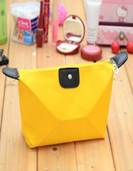 

whole women cosmetic bag clutch hanging toiletries travel organizer casual purse make up bag2636924