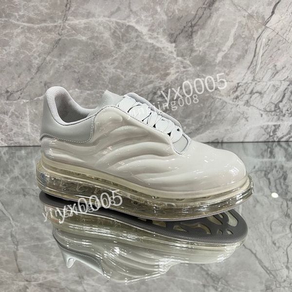 

2023 designer brand shoe for men women fashion calf leather platform runner trainers sneakers lightweight xsd221137, Black