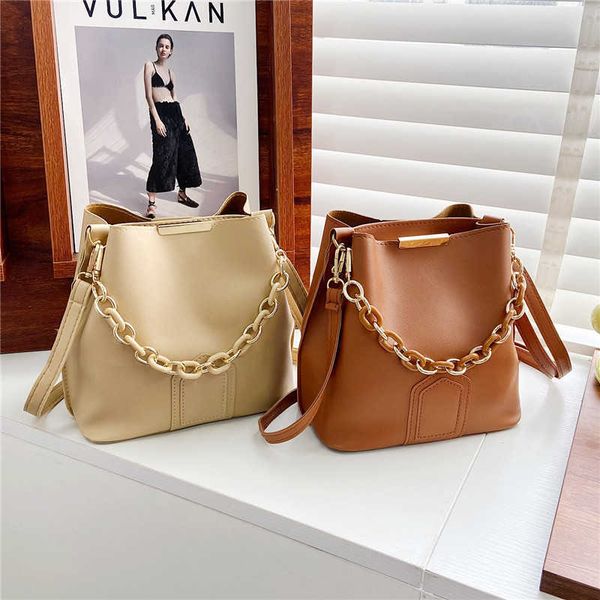 

texture design small bag women's summer new fashion single shoulder messenger women's bag foreign style portable bucket bag