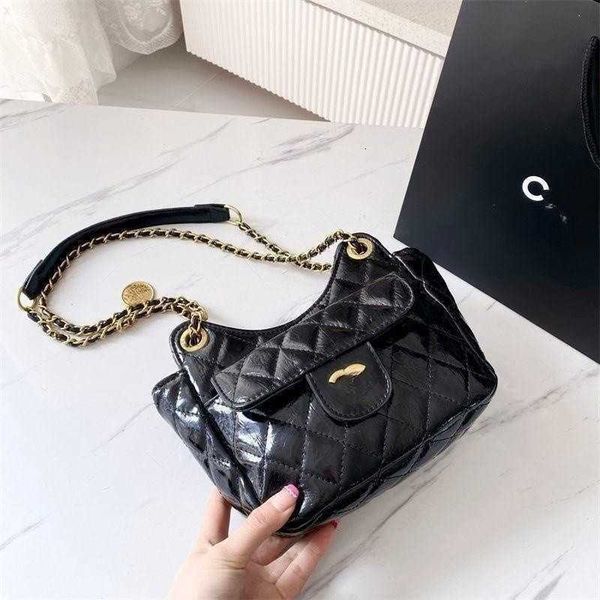 

designer handbag c bag gold coin hobo oil wax ling ge chain ox horn foreign fashion one shoulder crossbody women 4hnd