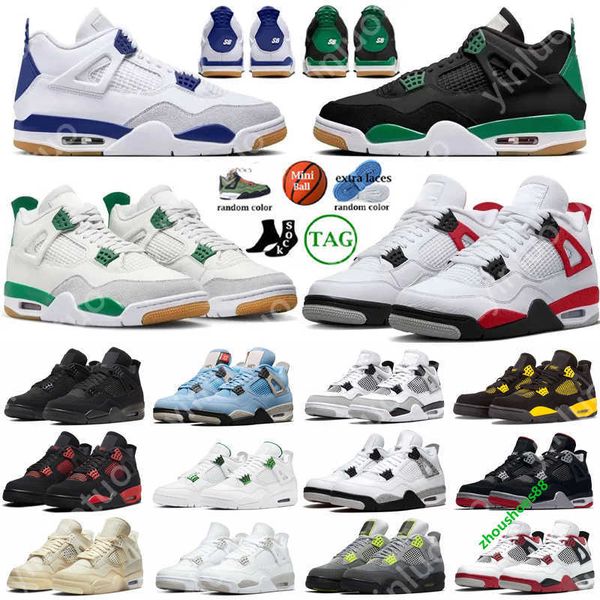 

jumpman 4 4s basketball shoes for retro women pine green sb military black cat sail red thunder white oreo cool grey blue university seafoam
