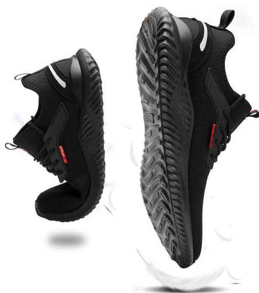 

safety shoes summer steel toe work shoes for men puncture proof man light industrial casual 2204112060014, Black;brown