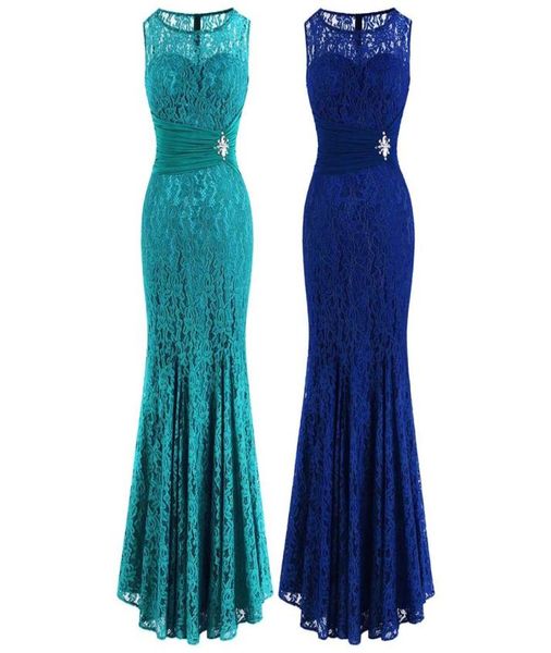 

angelfashions floral lace beading crystal pleated see through bodycon maxi elegant sleeveless evening dress prom party royal blue8778271, Black;red