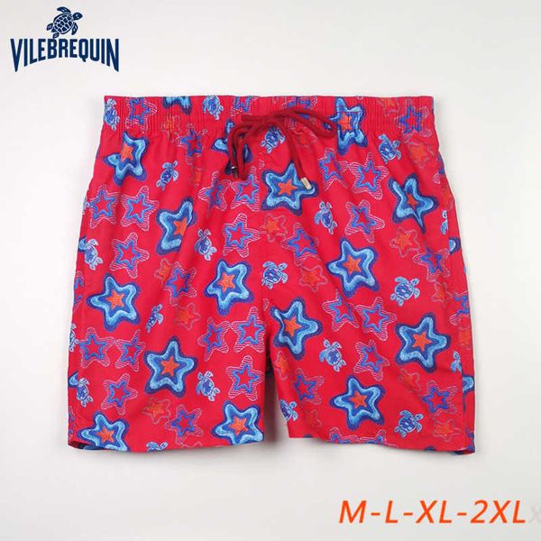 

mens summer swim short vilebrequin bermuda beach clothing turtles casual shorts men fashion style quick drying s00k, White;black