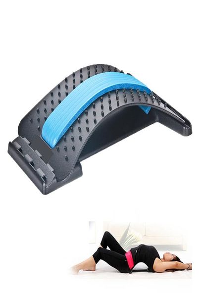 

back massager stretcher fitness massage equipment stretch relax stretcher lumbar support spine pain relief chiropractic dropship6761181
