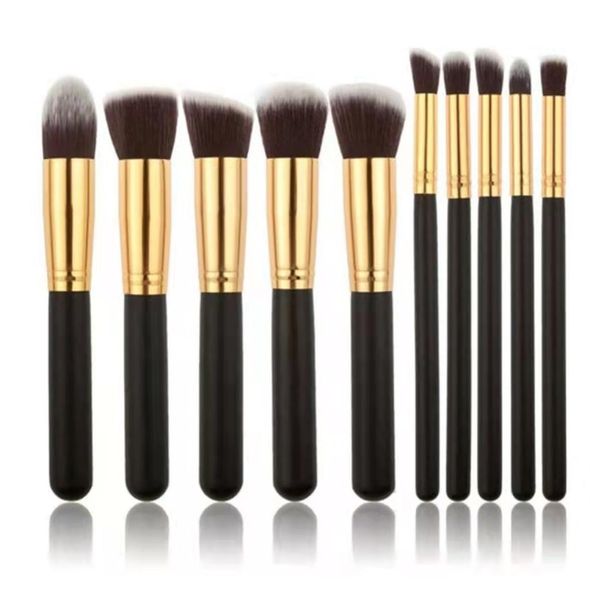 

10pcs makeup brush set up professional eye shadow makeup019544210
