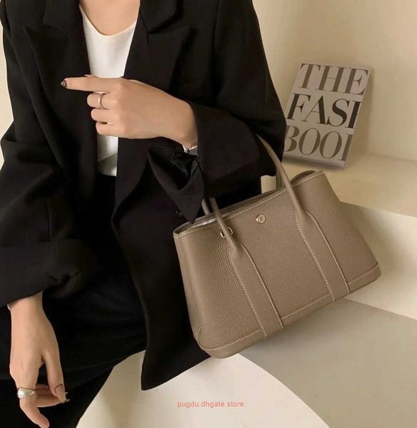 

luxury designer tote bags h home party garden online store 2023 new high capacity bag litchi pattern womens casual one shoulder tote handbag