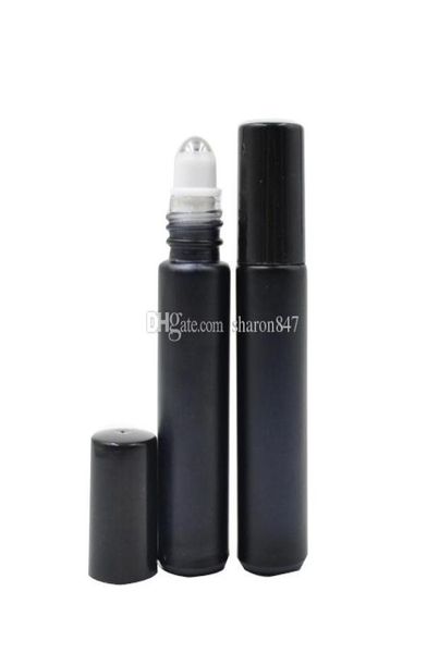 

factory 10ml 13oz black fragrances roll on glass bottle essential oil metal roller ball by dhlems 7106024