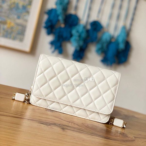 

lm40156v designer flap bag agate chain decoration chain bag genuine leather 192cm delicate knockoff bag with box yc272 akdaf