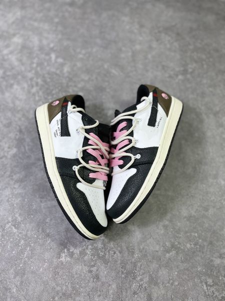 

2023 lifestyle 1s lace up basketball jumpman 1 low white black brown pink leisure sports sneakers men women