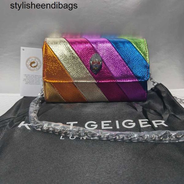 

totes kurt geiger luxury brand designer shoulder fashion colorful crossbody advanced pu material splice retro women's bag stylisheendib
