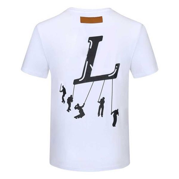 

2022 mens designers t shirt man womens tshirts designer with letters print short sleeves summer shirts men loose tees asian size m-4xl hfnn, White;black