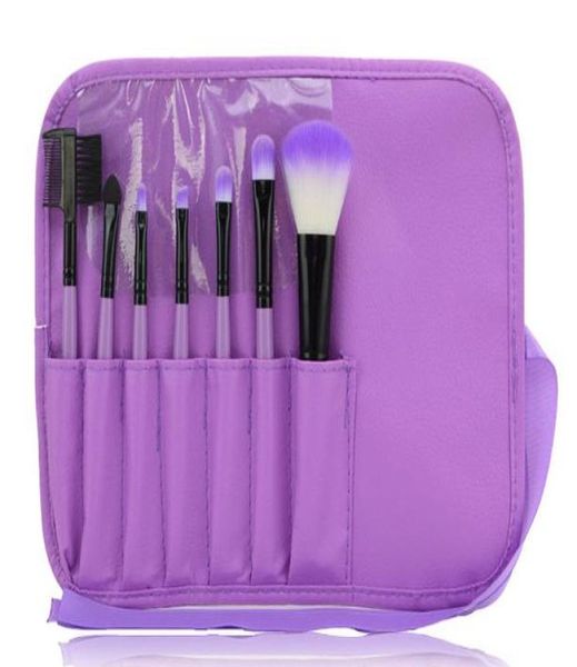 

2016 makeup brushes make up brush set kits eyelash blush brush eyeshadow brush sponge sumudger 7pcs make up tools pu bag8966320