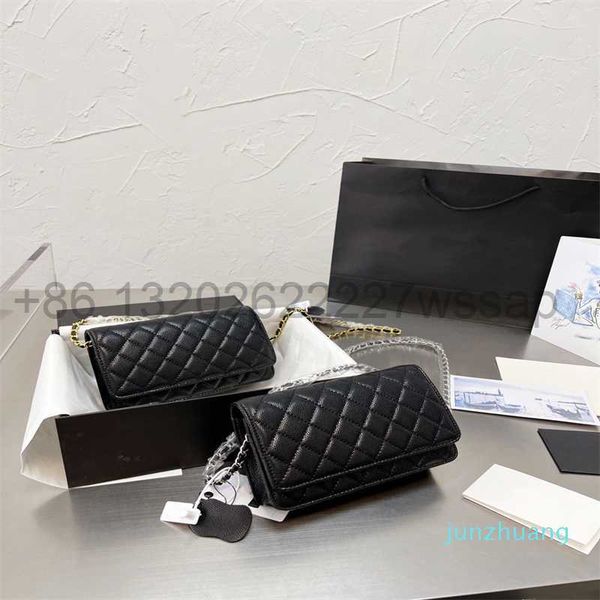 

2022 leather handbag comes with box woc caviar chain bag women luxurys fashion designer bags female clutch classic girl handbags