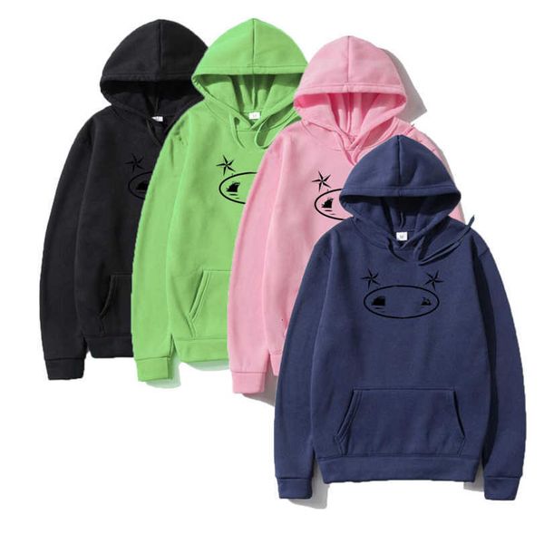 

men's hoodies sweatshirts corteizs loose designer women mens demon island streetwear ship printed clothing high street fashion xzkv, Black