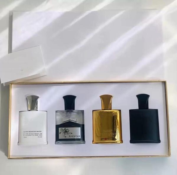 

perfume set 4pcs 30ml aventus imperial millisime silver mountain water green irish tweed eau de parfum long lasting time smell hig9977801